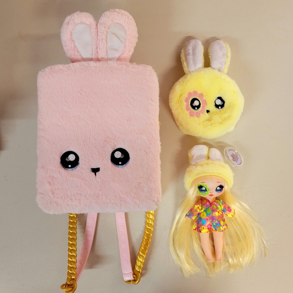 Na Na Na Surprise bunny doll backpack case